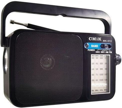 Radio FM/AM/SW, Bluetooth, USB, TF Card, CMIK MK-513